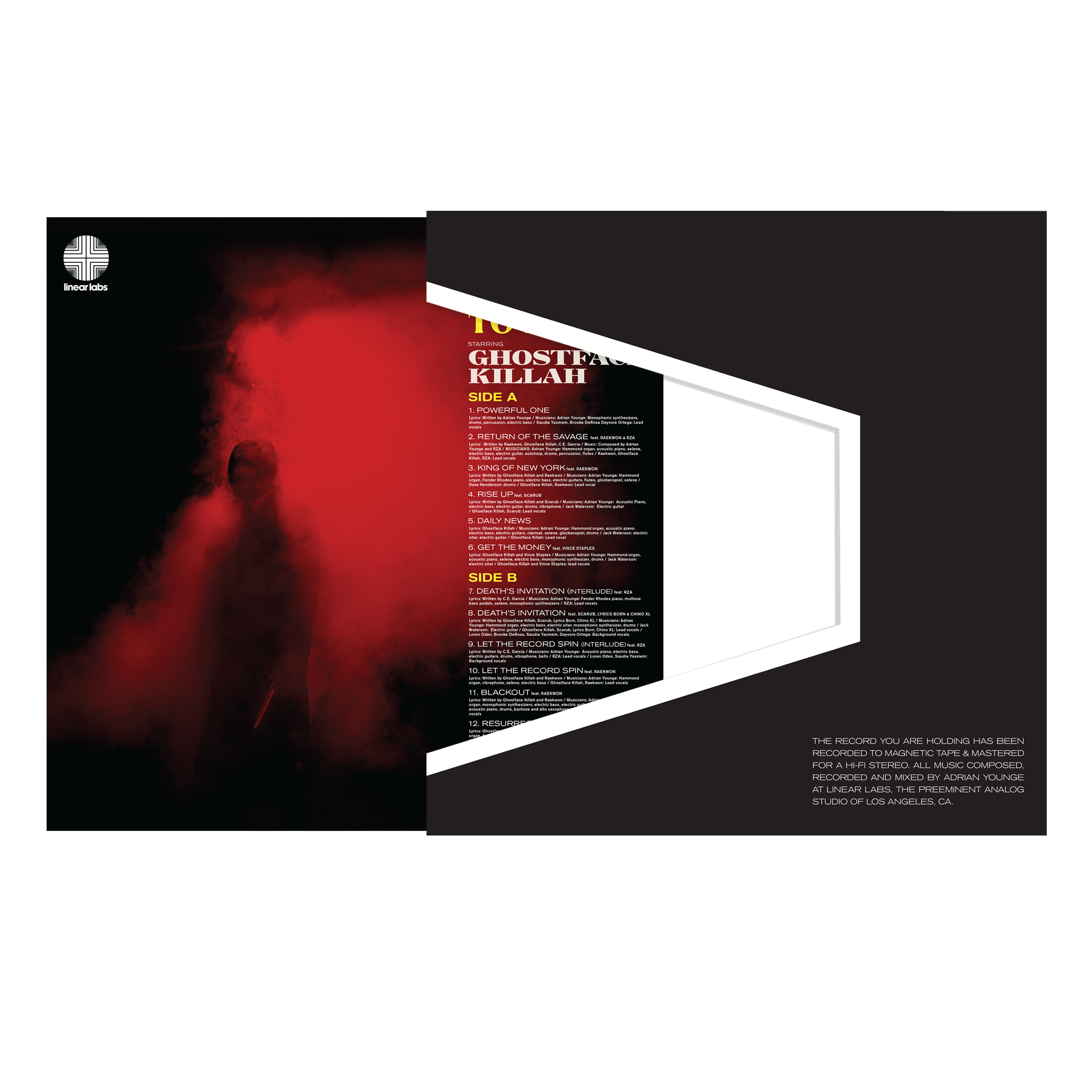 Twelve Reasons To Die II Starring Ghostface Killah (CD) — LINEAR LABS